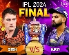 KKR vs SRH Final- કોલકાતા નાઈટ રાઈડર્સ અને સનરાઈઝર્સ હૈદરાબાદ વચ્ચે આજે ફાઈનલ મેચ