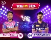 RR vs KKR :  कोलकाता-राजस्थान सामना पावसामुळे रद्द