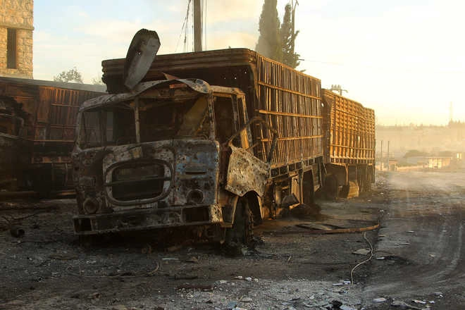 White House says it holds Russia responsible for  the Syria aid convoy attack