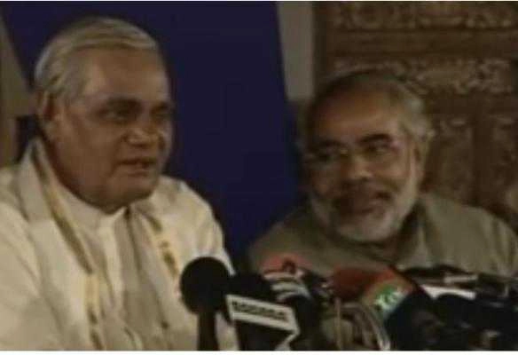 Modi wished Vajpayee on his 91st birthday