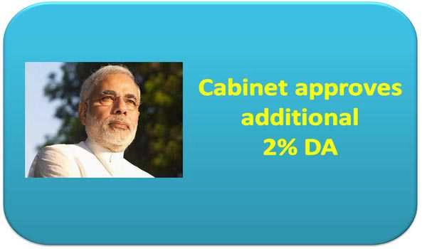 Cabinet approves additional 2 percent DA