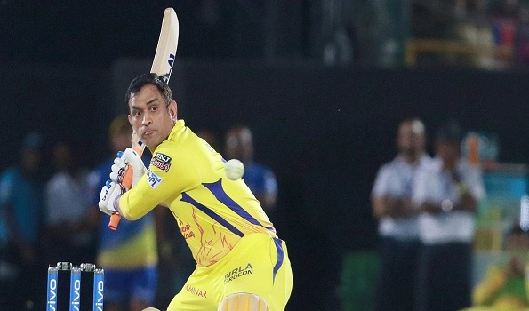 WATCH: MS Dhoni 'finishes off in his style' as CSK seal play-off berth