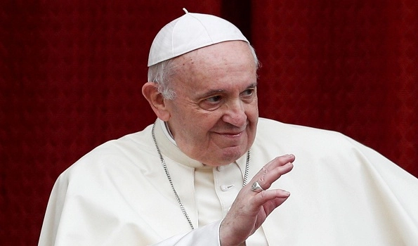 Envelope containing 3 bullets sent to Pope Francis