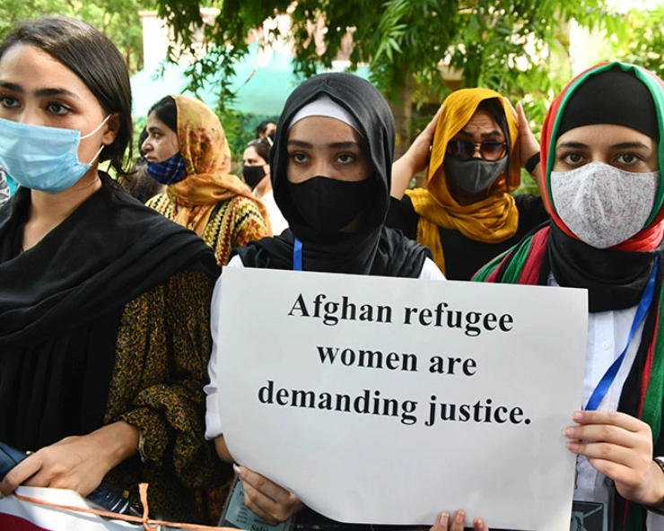 Why Afghan asylum-seekers are protesting in India
