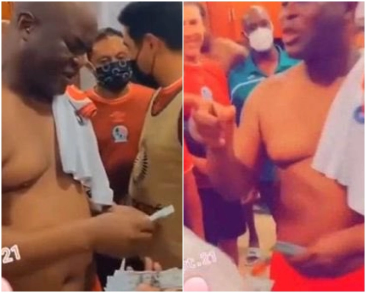 After playing match, Suriname V-P distributes cash to opponents, video goes viral; CONCACAF bans both football clubs