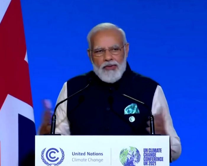 India to reach net zero emission by 2070, PM Modi says at COP26, outlines Panchamrit