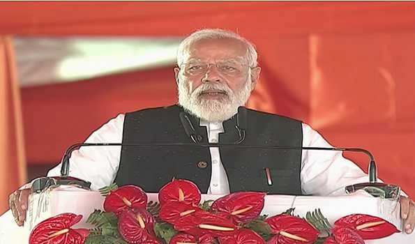 PM Modi inaugurates Arjun Sahayak Project to benefit irrigation facilities to lakhs of farmers in Bundelkhand