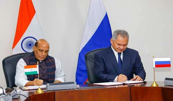 India, Russia ink inter-governmental agreement on military-technical cooperation for 2021-30