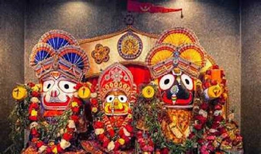Deities of Sri Jaganath temple dressed with warm clothes on occasion of Ghodalagi