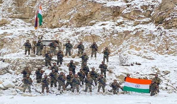 Indian Army busts China's New Year day propaganda; shares PHOTOS hoisting tricolor in Galwan Valley