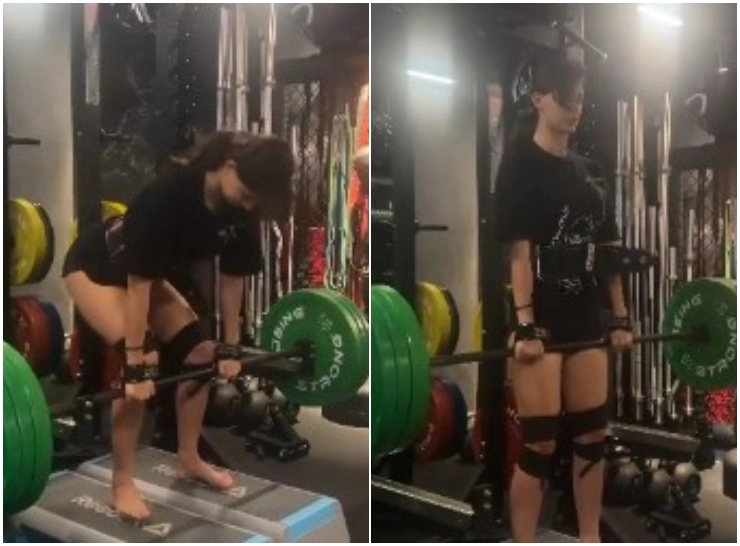 WATCH - Disha Patani lifts 80 kg weights in new workout video – fans impressed!
