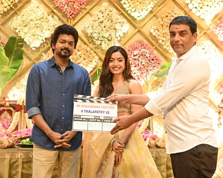 Thalapathy Vijay's 66th film with Vamshi Paidipally & Dil Raju launched, regular shoot commenced!
