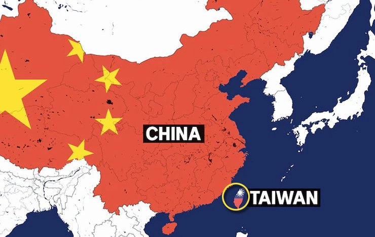 How much does Taiwan depend on China?