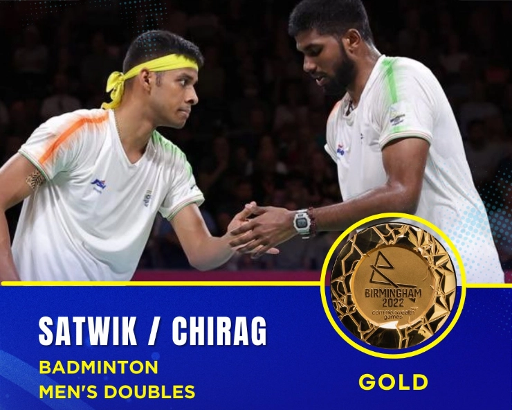 Badminton: Satwik-Chirag pair wins maiden CWG men's doubles gold