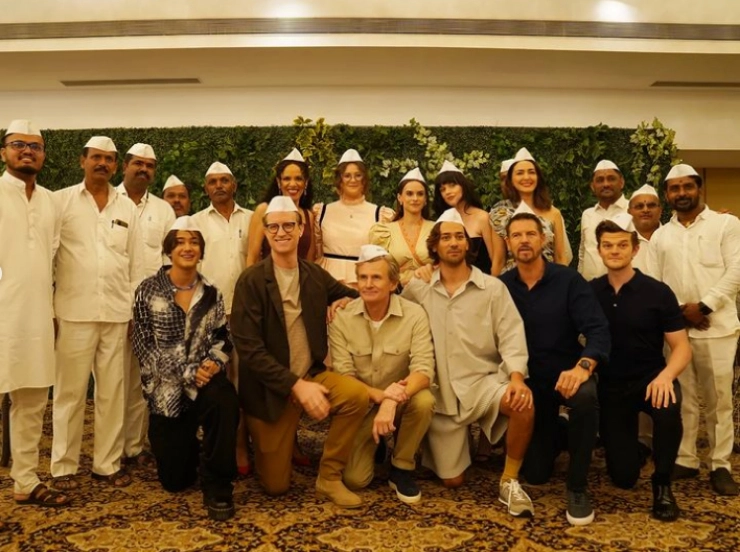 PHOTOS: ‘The Lord of The Rings: The Rings of Power’ team meet Mumbai’s Dabbawallas