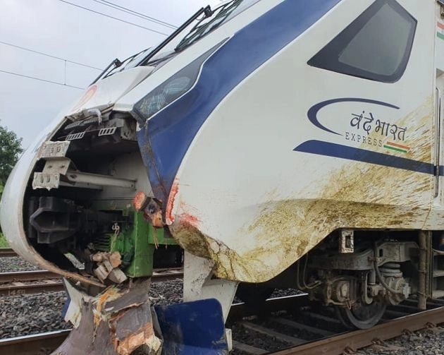 VIDEO: Vande Bharat train meets with accident in Gujarat after week of launch