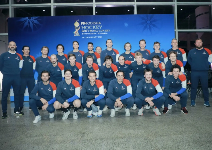 France landed in Odisha with an eye on Hockey Men's World Cup 2023 Trophy