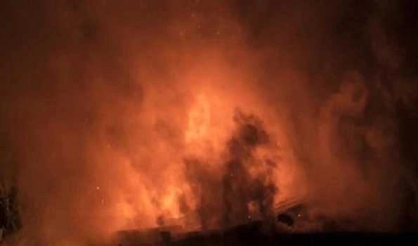 Tamil Nadu: One dead after massive fire engulfs jewellery shop in Madurai