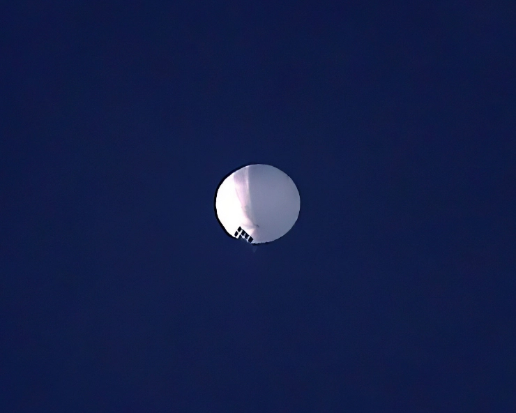 US shoots down Chinese 'spy balloon' off S. Carolina coast