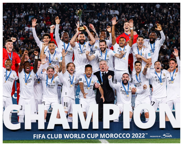 Real Madrid secures its fifth FIFA Club World Cup victory, beating Al Hilal 5:3