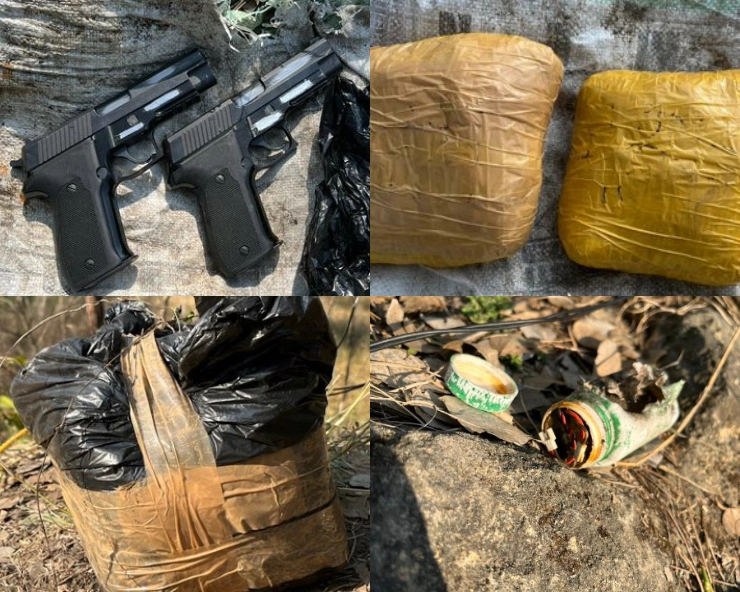 Army busts narco-terror nexus, recover pistols, narcotics on LoC in Naushera