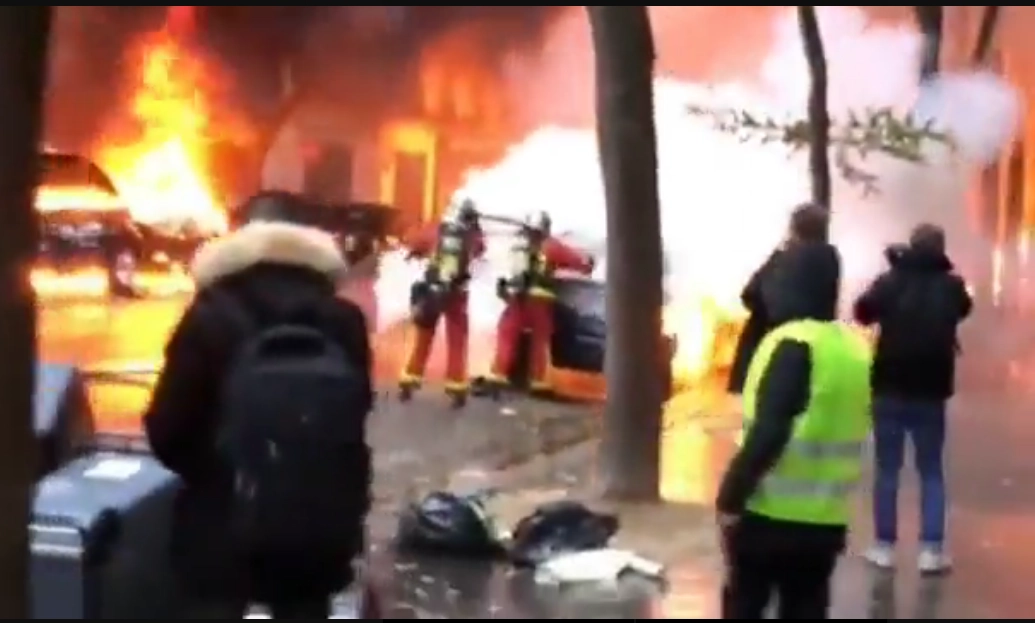 Violence erupts at French pension protests for 3rd night