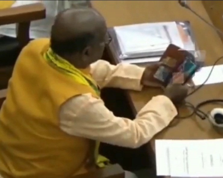 VIDEO: Tripura BJP MLA caught watching porn in assembly, opposition demand expulsion