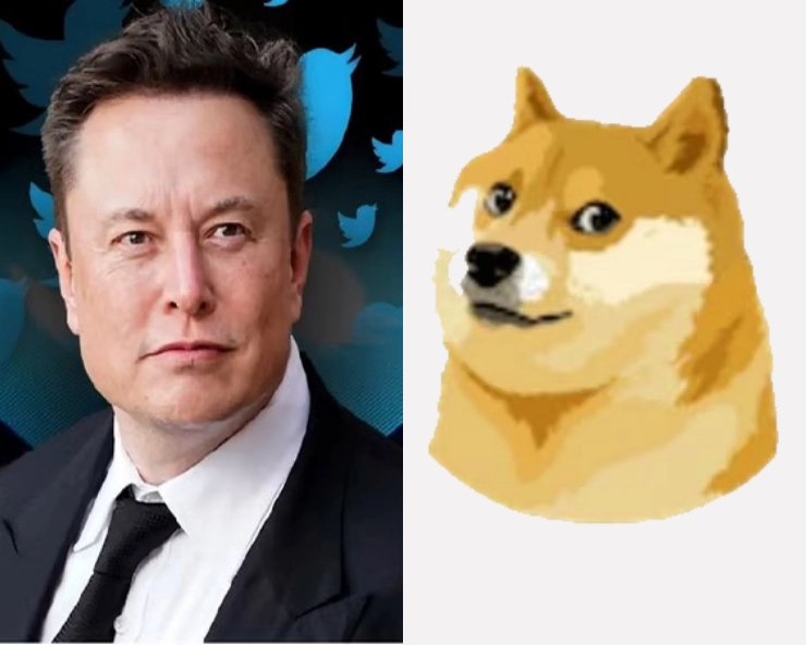 CEO Elon Musk replaces Twitter's blue bird logo with 'doge' meme