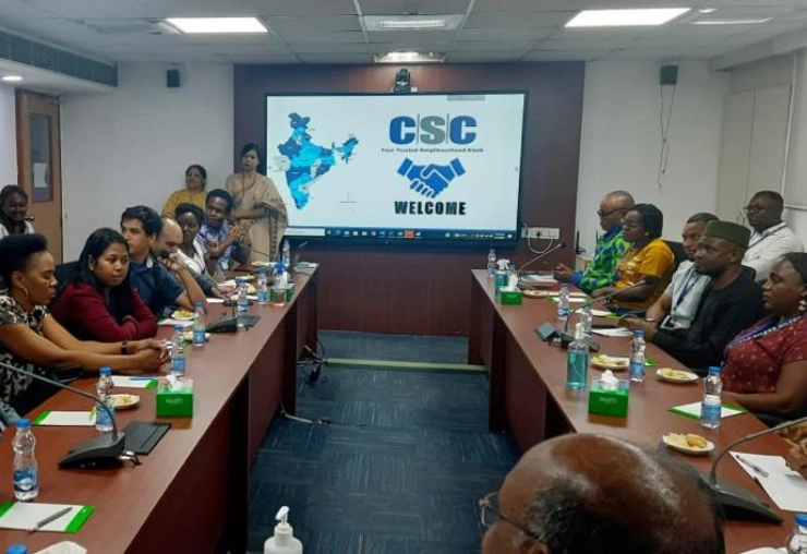 Foreign delegation from NILERD visits CSC for knowledge sharing on e-gov initiatives