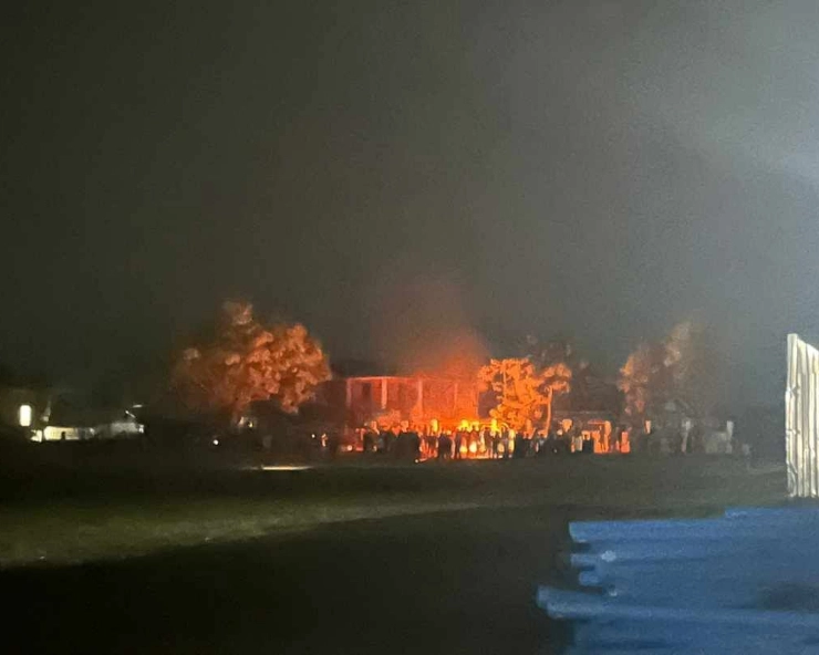 Manipur: Mob torches event venue ahead of CM N Biren Singh’s visit, internet banned in Churachandpur