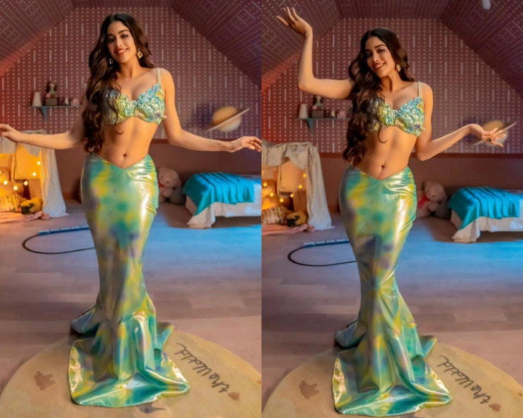 Janhvi Kapoor steps into the magical world of ‘The Little Mermaid’ – WATCH