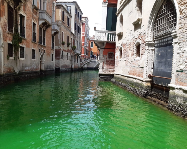 After Venice's Grand Canal turned green, investigation opened into why