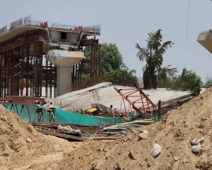 Under construction flyover collapses in Hyderabad; 9 Injured