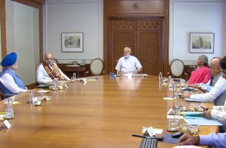 Amit Shah along with other Ministers assume charges of respective portfolios
