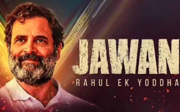 WATCH - Congress shares video of Rahul Gandhi with Shah Rukh Khan's voiceover from ‘Jawaan’ prevue, goes viral