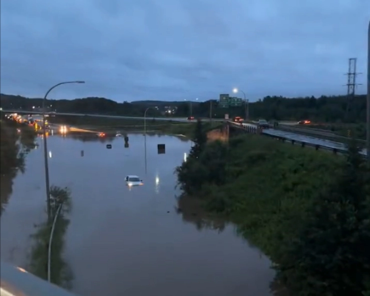 Canada: 4 missing after historic rains trigger flooding - WATCH