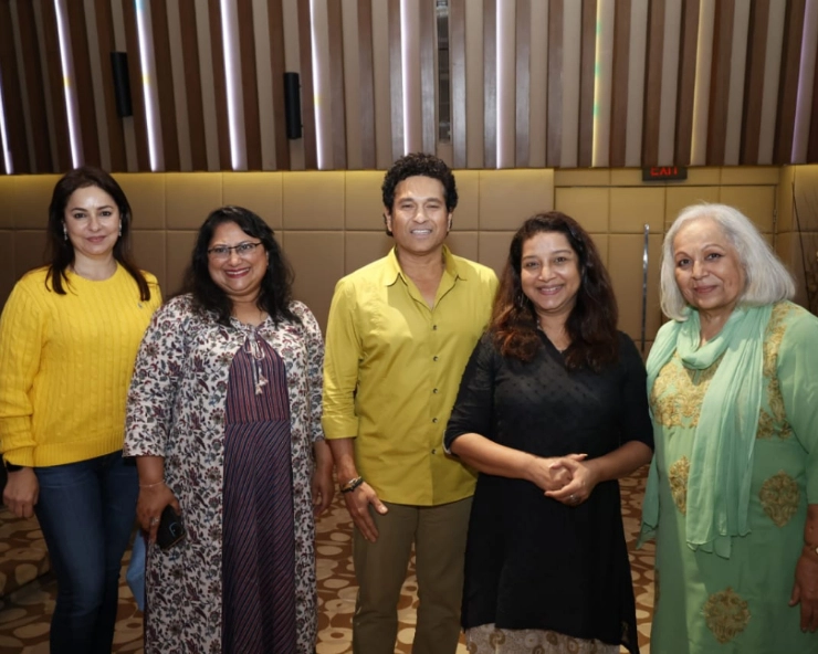 Master blaster Sachin Tendulkar praises Marathi film Baipan Bhari Deva