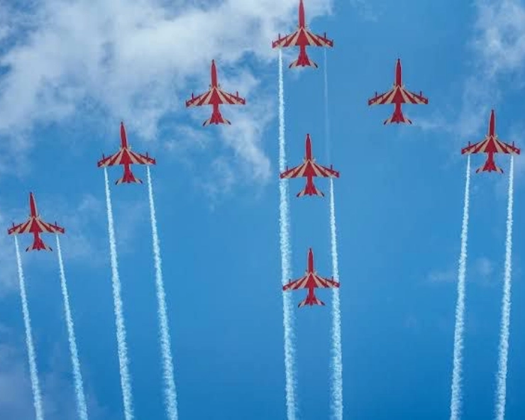 VIDEO: Surya Kiran Aerobatic team set to enthral audience at maiden Air Show in Jammu on September 22