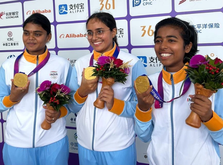 Asian Games 2023: India win gold in women's compound archery