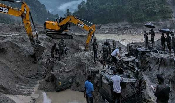 At least 14 dead, 100 missing in Sikkim flash flood