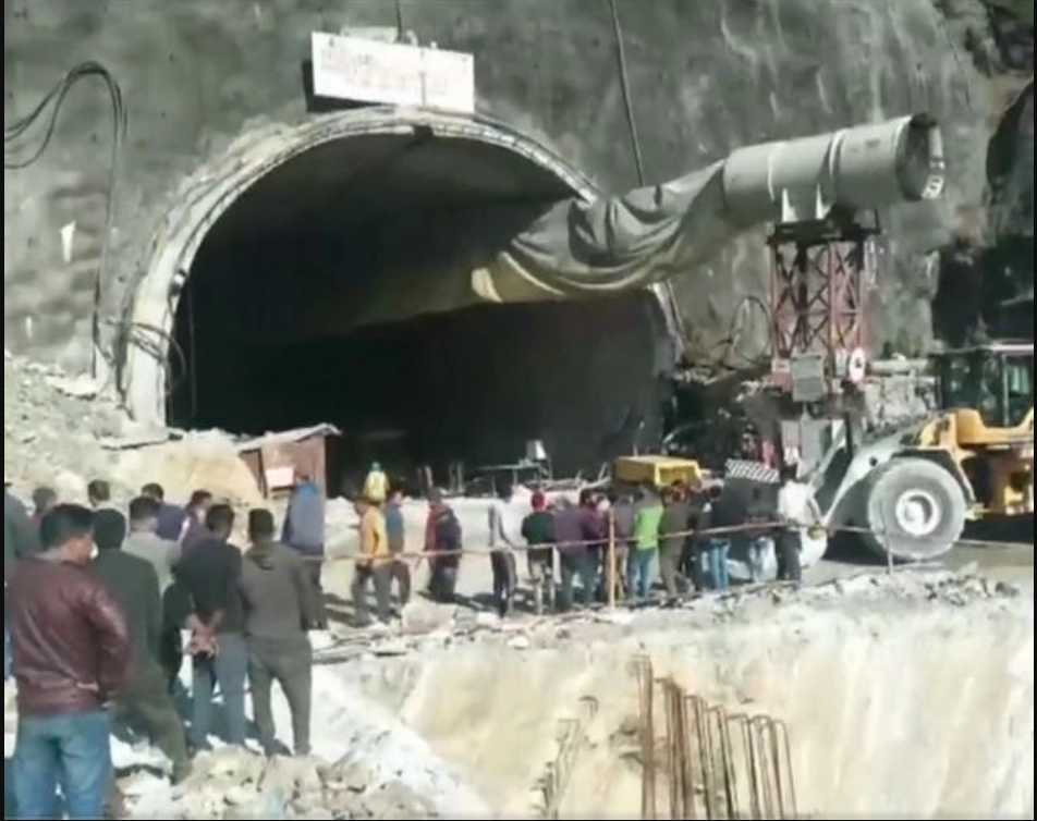 India: Some 40 workers trapped after road tunnel collapse in Uttarakhand
