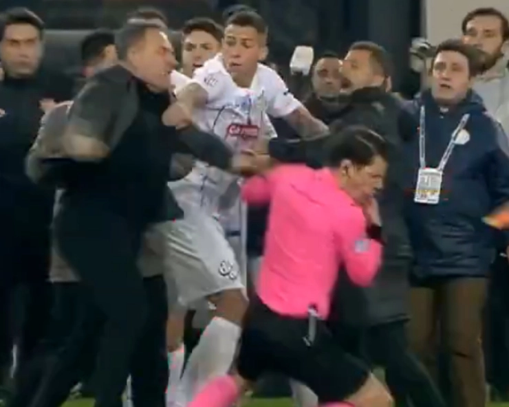 VIDEO: Turkish football game suspended after Ankaragucu chief punches Super Lig referee