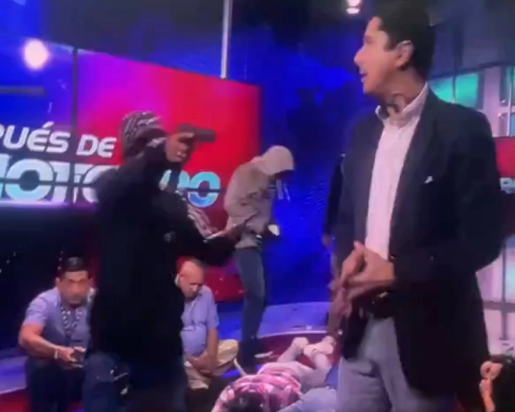 VIDEO: Gunmen storm Ecuador television studio during live broadcast