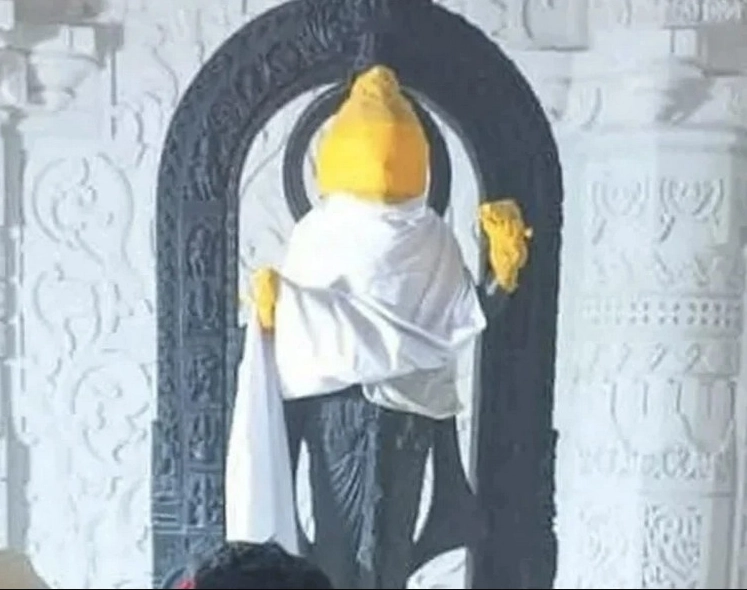 First photo of 'Ram Lalla' inside Ayodhya temple's sanctum sanctorum going viral