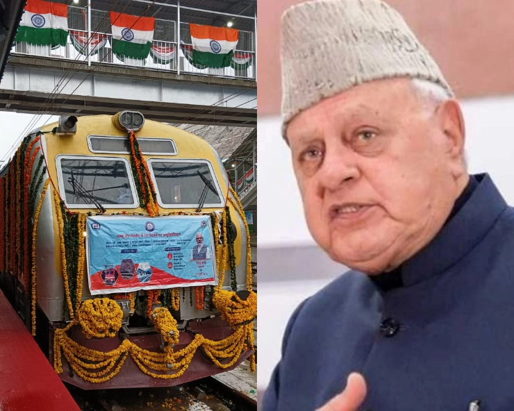 Farooq Abdullah praises PM Modi over launch of first electric train to Kashmir