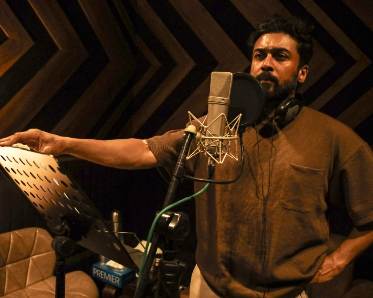 Suriya's dubbing session elevates 'Kanguva' anticipation to new heights!