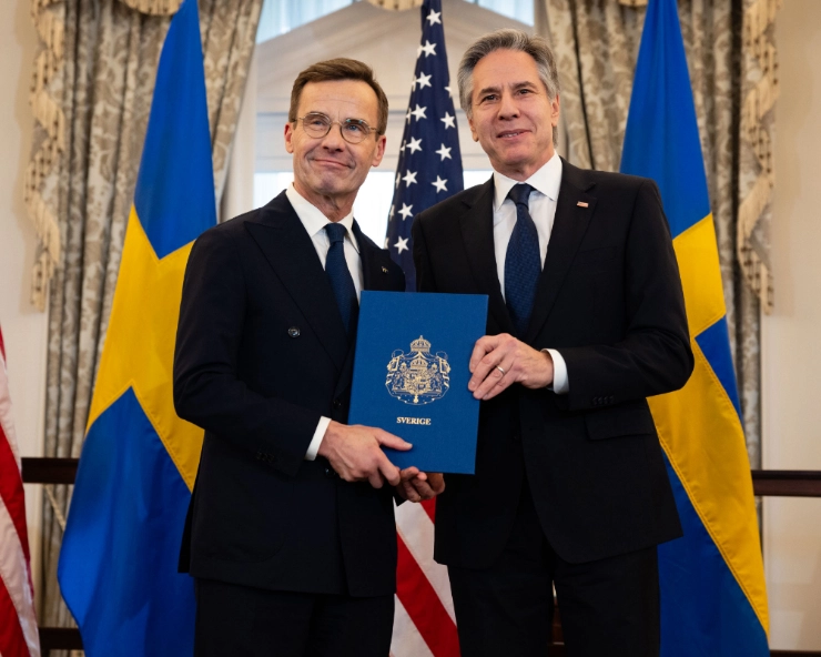 Sweden officially joins NATO as PM Kristersson visits US