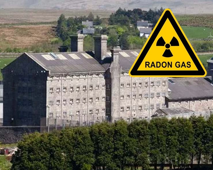 About 200 prison inmates in UK temporarily transferred due to radioactive gas