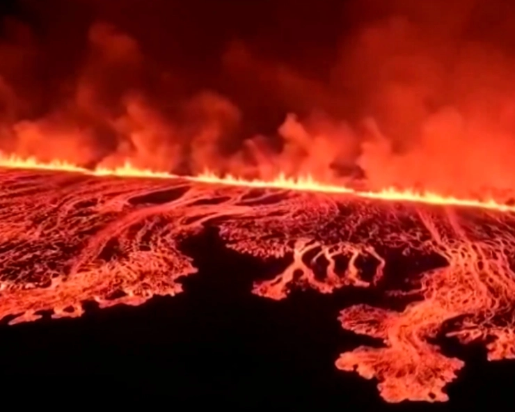 Iceland: Volcano erupts for 4th time in 3 months, spews bright orange streams of lava