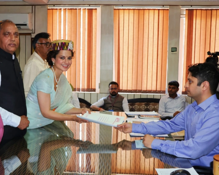 Lok Sabha Elections 2024: Kangana Ranaut files nomination from Mandi